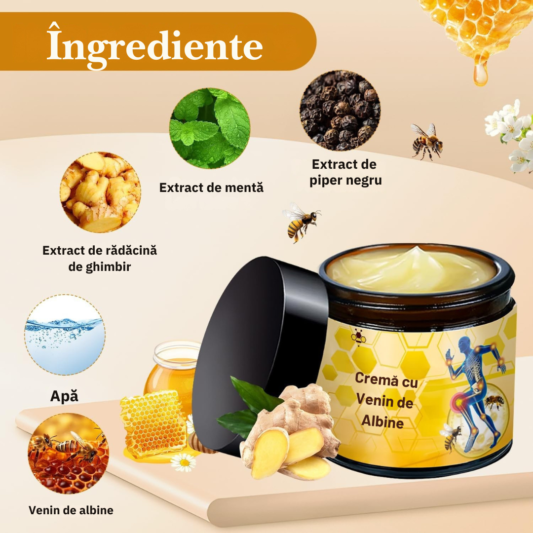 Cremă Profesională Multifuncțională cu Venin de Albine