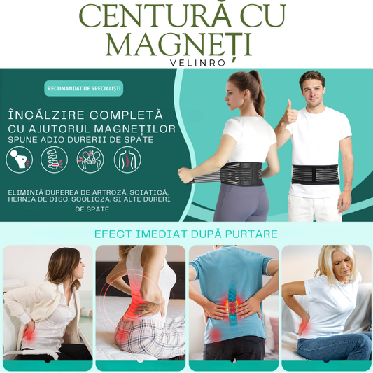 Centură Magnetică pentru Lombar PROFESIONALĂ