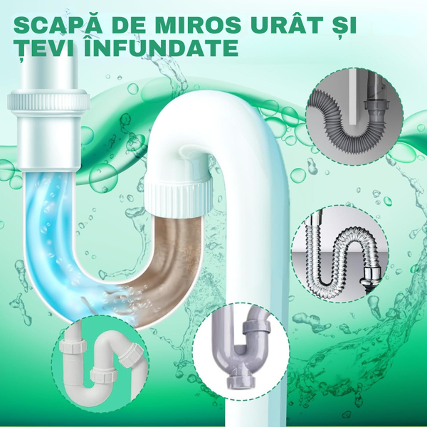 Tornadă Puternică Curățare Sifoane Casă