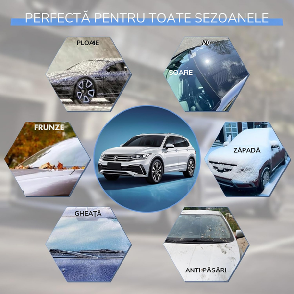 Protecție Parbriz Anti-Gheață Magnetică Premium