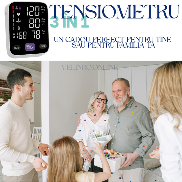Monitor Intelligent Tensiune Sanguină Bluetooth