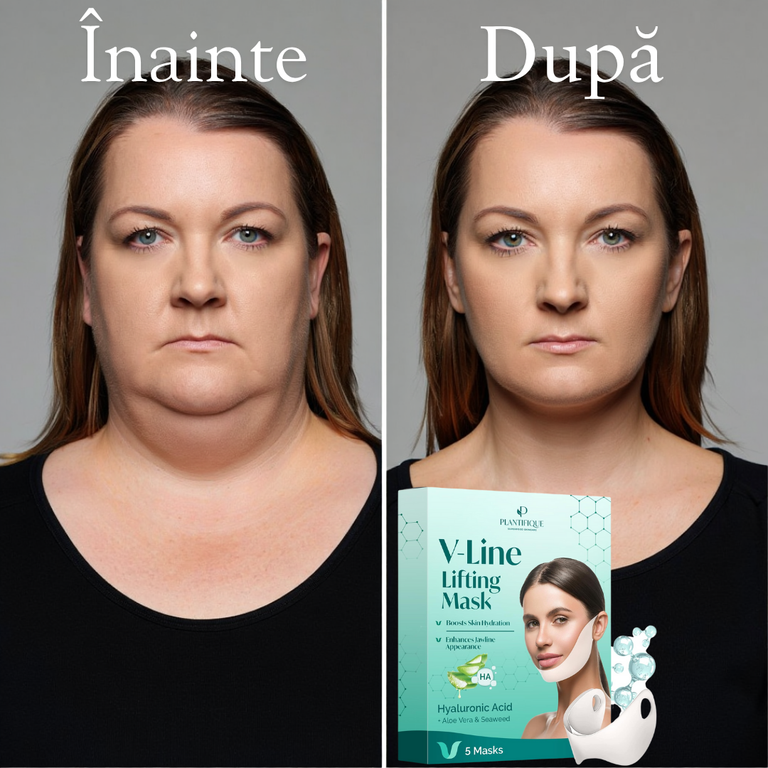 PACHET  PROFESIONAL 1+1 Mască Colagen ANTI-DUBLĂ-BĂRBIE