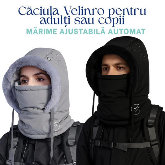 Căciulă Căptușită Impermeabila Anti-Vânt și Ploaie Premium Velinro