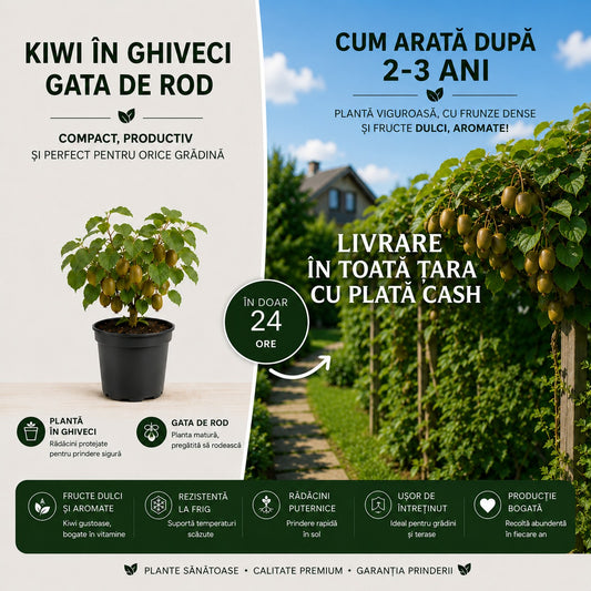 Kiwi Jenny Mini Gust și Recoltă