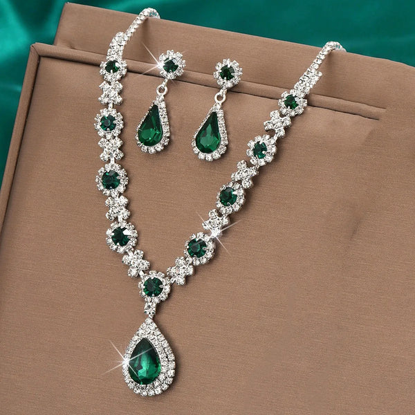 Set Cristale Picătură Elegant