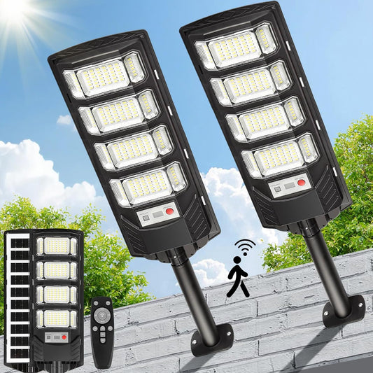 Proiector Solar Ultra Puternic Exterior Cu Senzor si Telecomandă 160 LEDURI